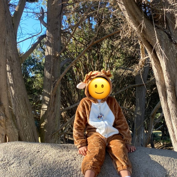 Kids Reindeer Onsie-M - Picture 7 of 8